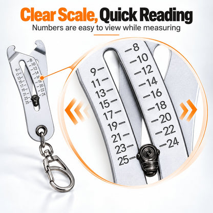 💯🔧 Portable Nut & Bolt Size Gauge