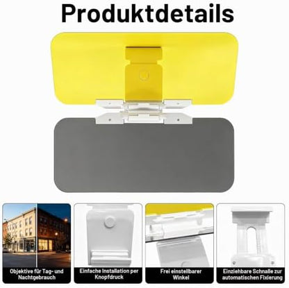 Sun Visor Extension Car Windscreen Sun Protection Anti-Glare Blend