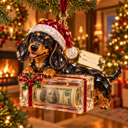2026 Crystal-Style Christmas Money Holder Ornaments – 20 Festive Designs with Gift Tags