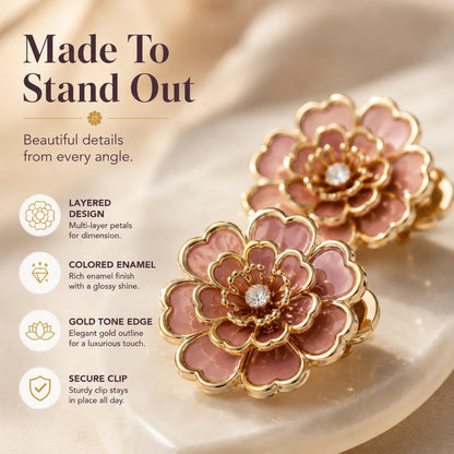 🎉🌸 Flower Button Covers – Instant No-Sew Shirt & Blouse Upgrade