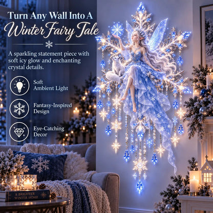 🎁Last Day 49% OFF🔥❄️ Snow Fairy Wall Light – A Magical Winter Glow