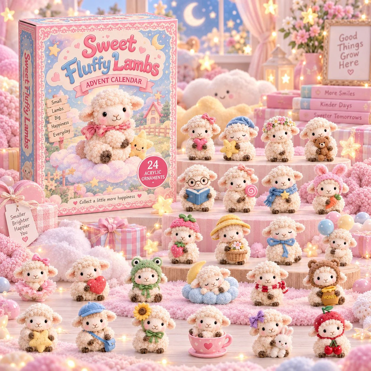 🔥 HOT SALE – 50% OFF! 🎄 Sweet Fluffy Lambs Advent Calendar 2026 – 24 Days of Festive Surprises 🐑