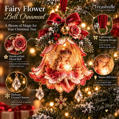 🧚‍♀️🎄 Holiday Collector’s Set | All 7 Light-Up Fairy Bell Ornaments – 50% OFF + FREE SHIPPING