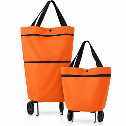 🔥Last Day 40%Off 🔥 2 in 1 Foldable Shopping Cart Bag🎁