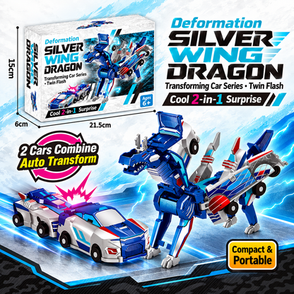 🦄 Crash & Transform Magnetic Cars – 2-in-1 Unicorn Surprise Toy