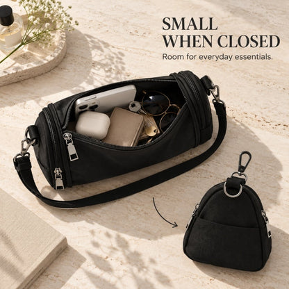 Triangular expansion bag telescopic bag