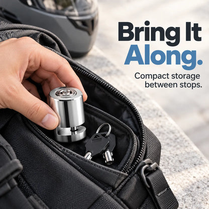 🔒 Compact Disc Brake Lock with 2 Keys