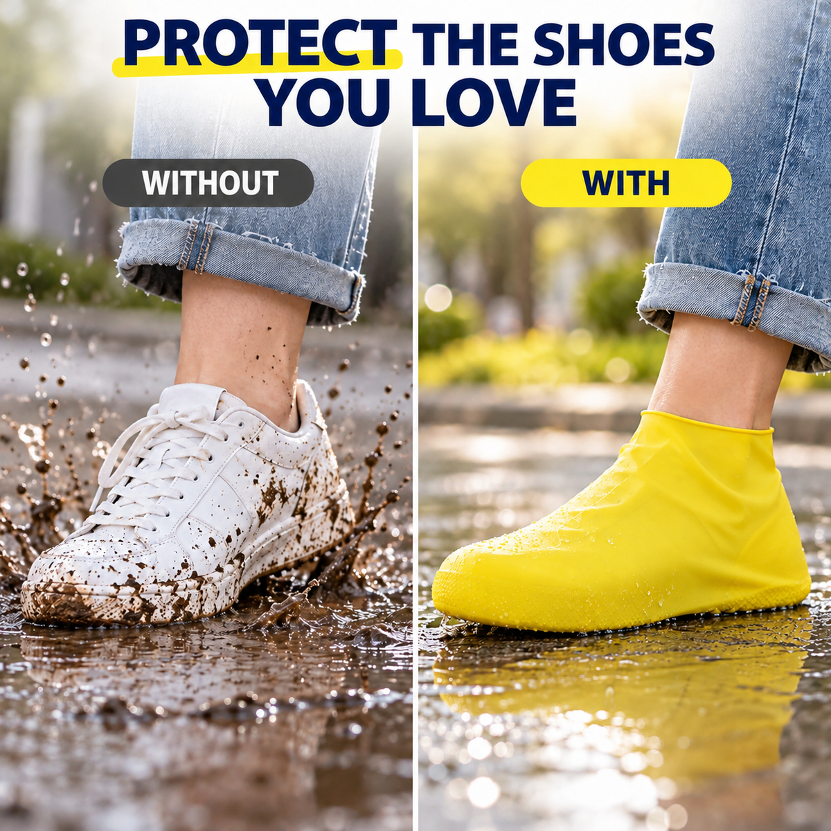 🌧️👟 Waterproof Shoe Covers – Don’t Let Rain Ruin Your Shoes☔