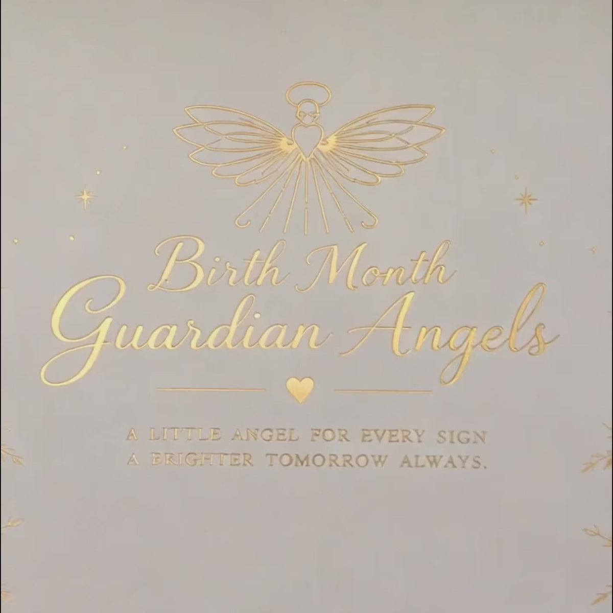🌟Christmas Zodiac Birthstone Guardian Angel Card👼