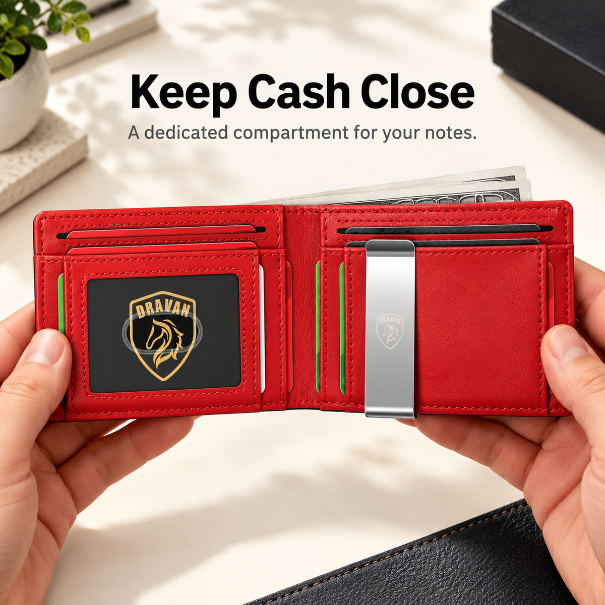 Men’s Leather Wallets with RFID Anti-Theft Protection