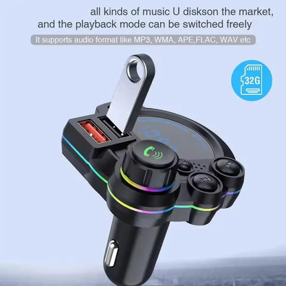 PD30W Bluetooth 5.3 FM Transmitter Car Charger