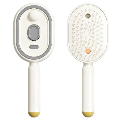 💆 3-in-1 Scalp Spray Massage Comb – Fine Mist Hair Brush with Red Light & Easy-Clean Design