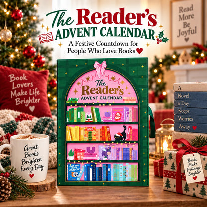 ⏳ Last Day 49% OFF – 📚 The Book Lover’s Advent Calendar | Bookshelf-Inspired Christmas Countdown with Colorful Literary Details for Readers, Teachers & Bookworms 🎄