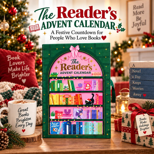 ⏳ Last Day 49% OFF – 📚 The Book Lover’s Advent Calendar | Bookshelf-Inspired Christmas Countdown with Colorful Literary Details for Readers, Teachers & Bookworms 🎄
