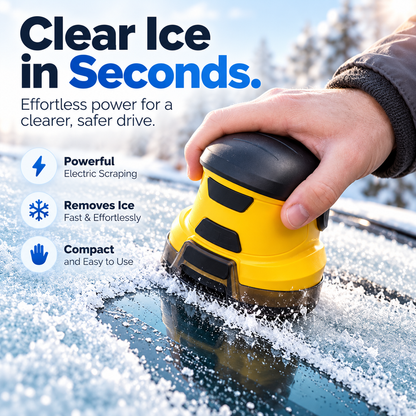 ❄️⚡ Electric Ice Scraper | Fast & Easy Windshield Defrosting 🚗