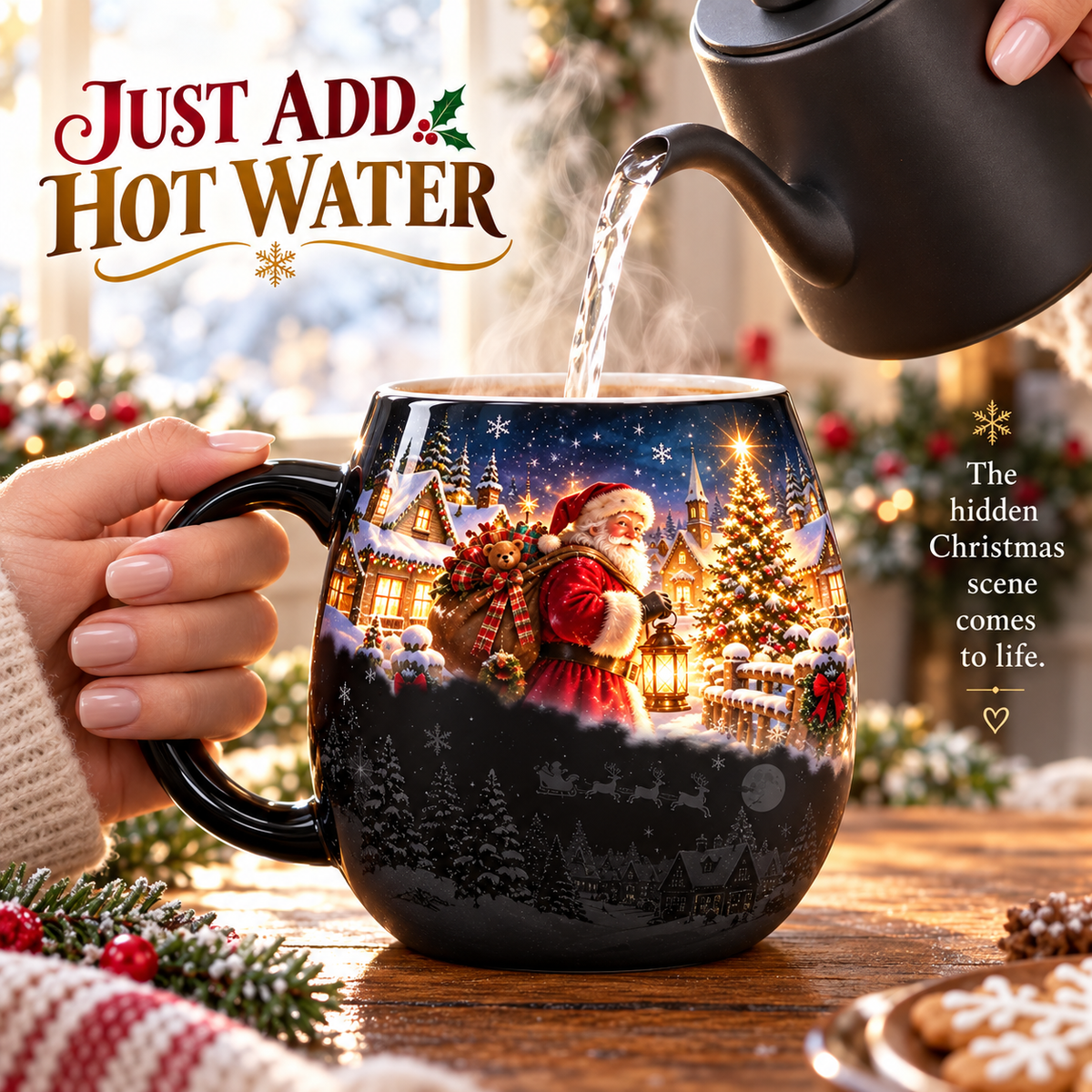 🔥50% OFF✨Christmas Magic Color-Changing Mug – Heat Reveal Holiday Gift