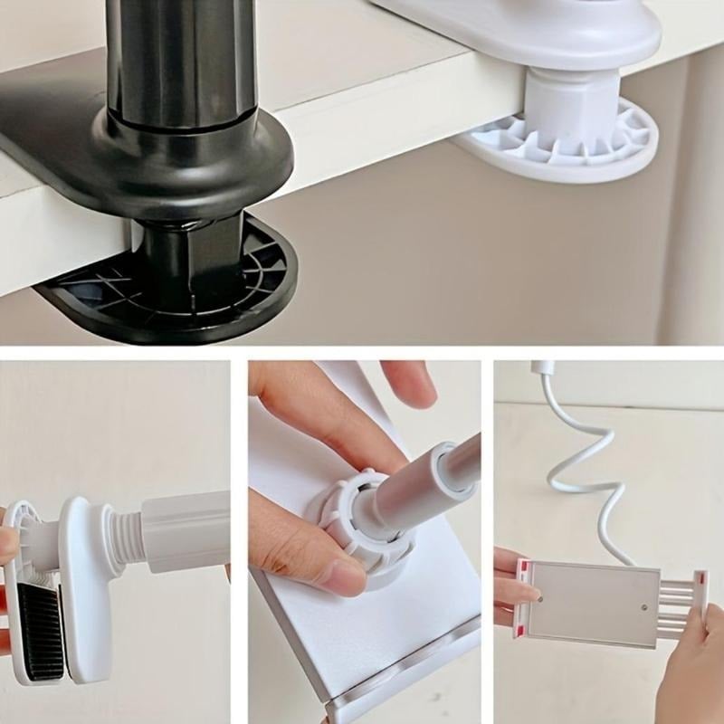 📱 360° Rotating Phone & Tablet Stand – Adjustable Desktop Holder