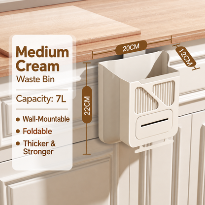 Hanging Kitchen Trash Can for Cabinet Door
