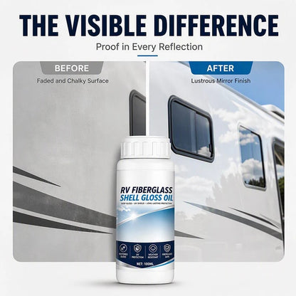 💯 RV Fiberglass Gloss Oil Shine Restorer