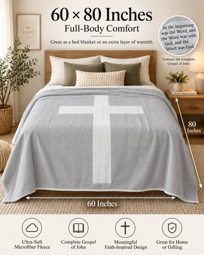 ✝️ The Gospel of John Blanket 🤍 Wrap Yourself In His Word 📖