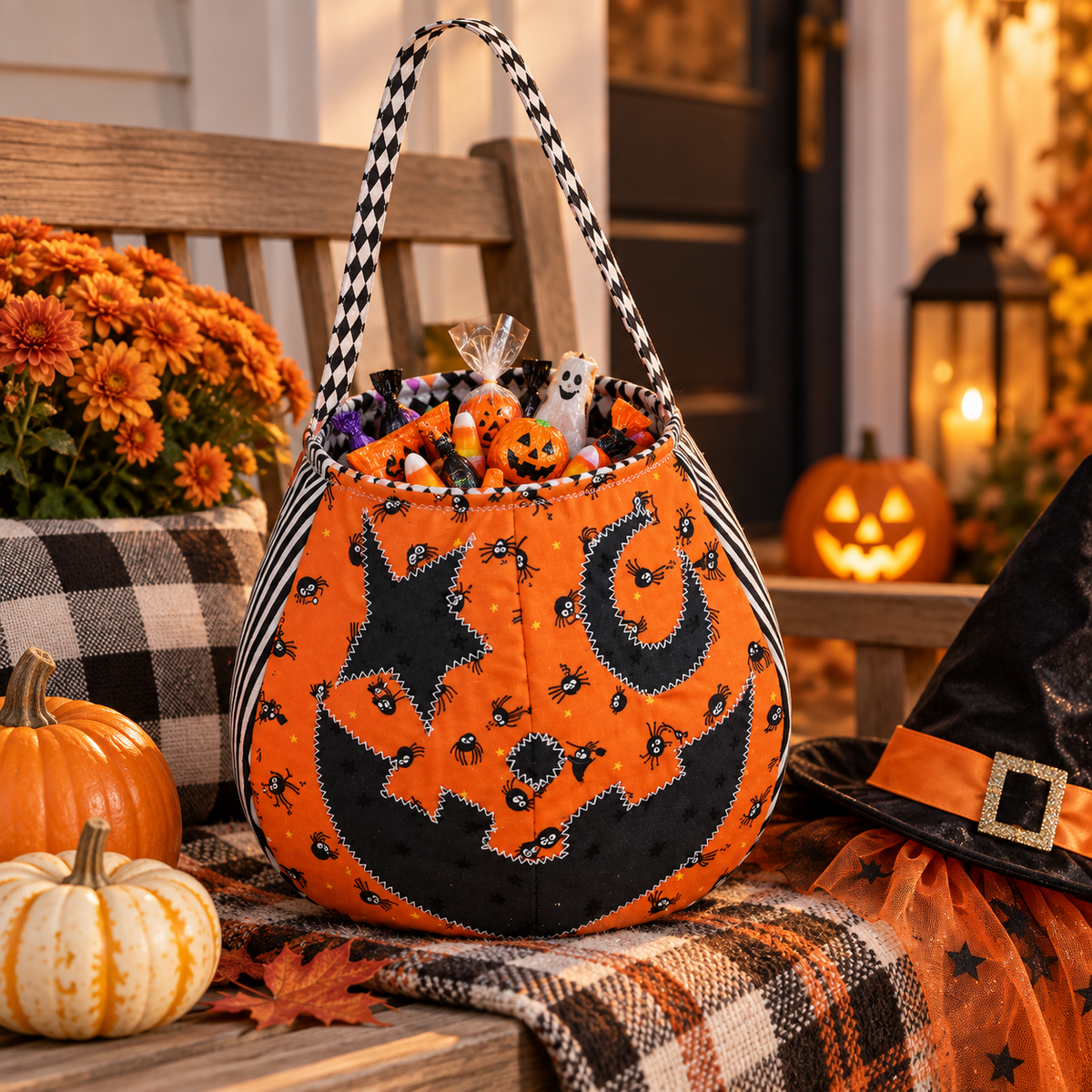 🎃 Handmade Halloween Memory Bag