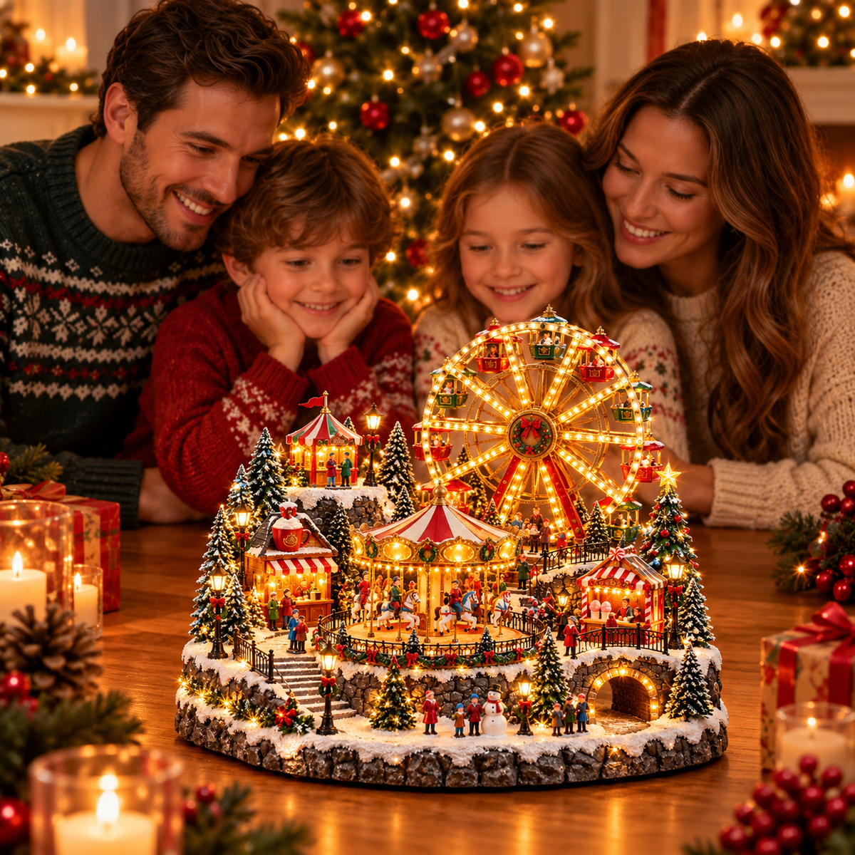 🔥 LAST DAY 49% OFF 🔥 Lighted & Animated Christmas Village Collection ✨