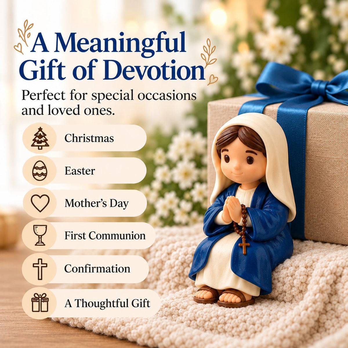 ✝️Praying Virgin Mary Shelf Sitter