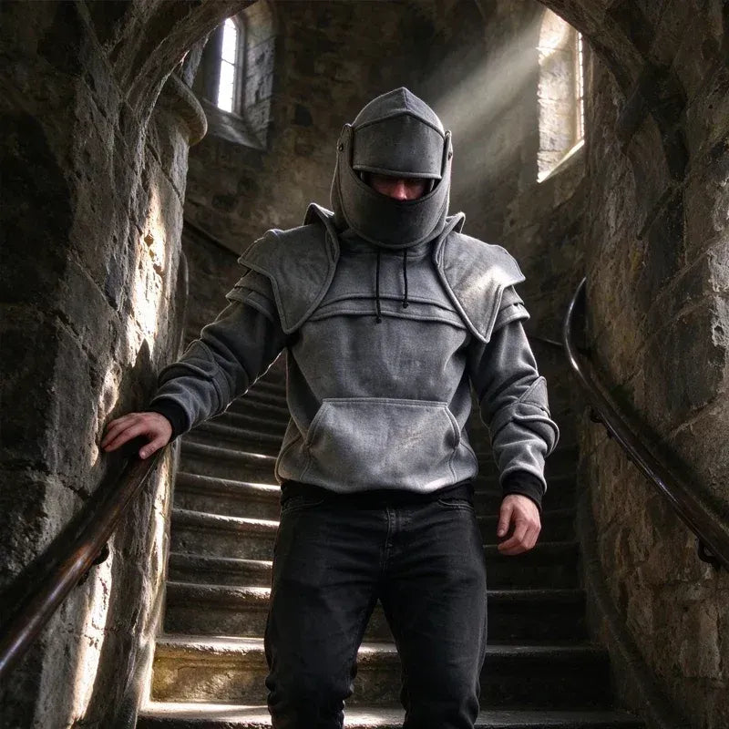 Knight Cosplay Hoodie – Medieval Fantasy Streetwear Pullover!