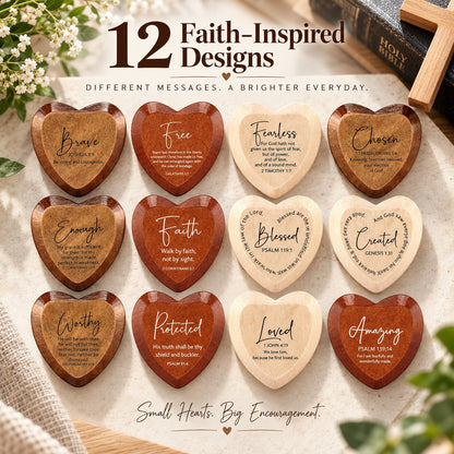 ⏳Limited-time 49% off✝️Christian Pocket Heart Gift Set(Set of 12)