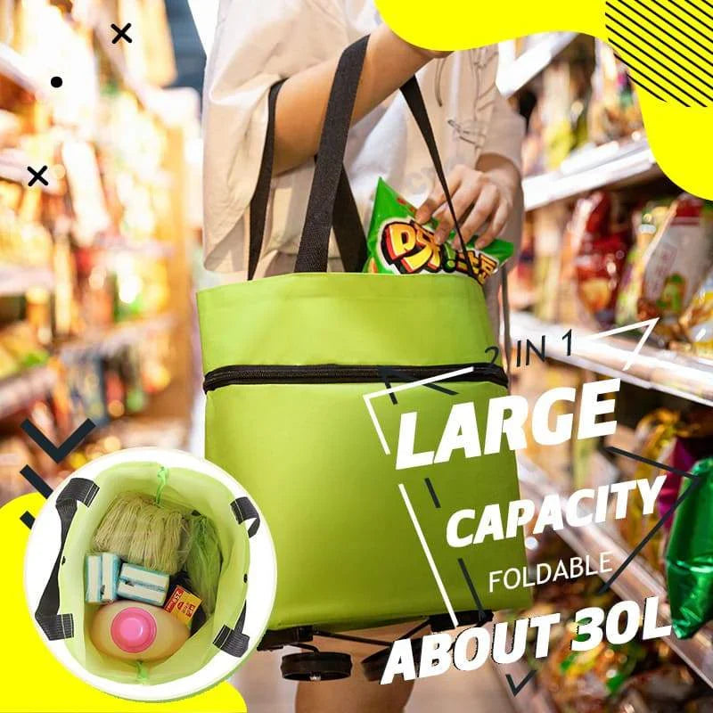 💥 Last Day! Special Sale 🛒 Foldable Grocery Cart Bag