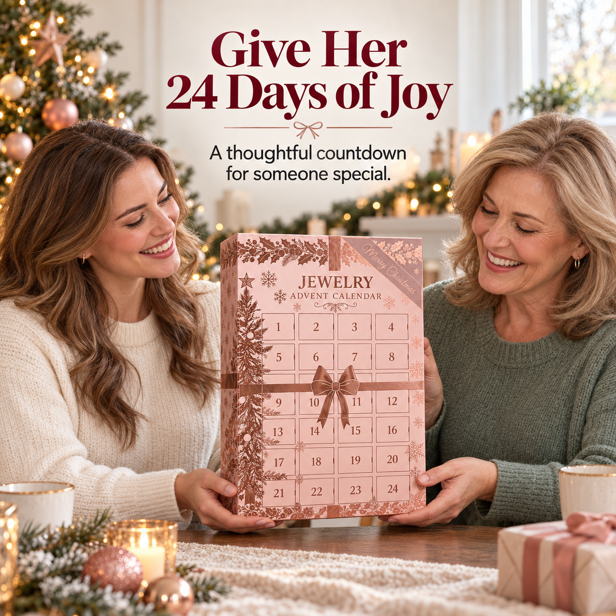 🔥 Limited-Time 49% OFF – 🎄 24-Day Christmas Jewelry Advent Calendar – A New Surprise Every Day