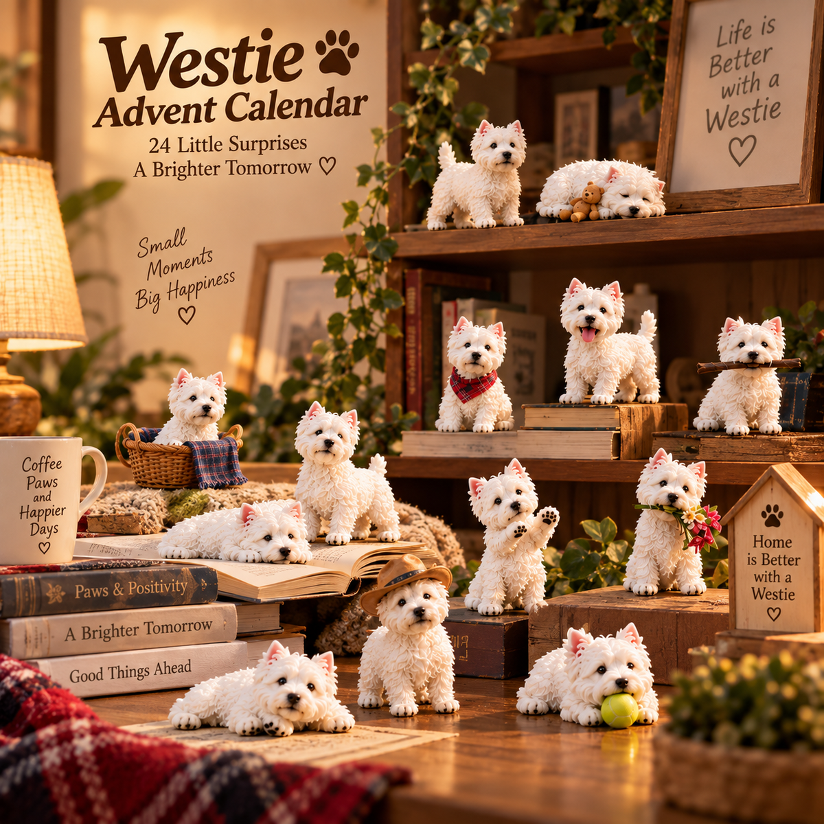 🐾🎄 24 Days of Westies – 24 Adorable Surprises, One Big Christmas Countdown ❤️