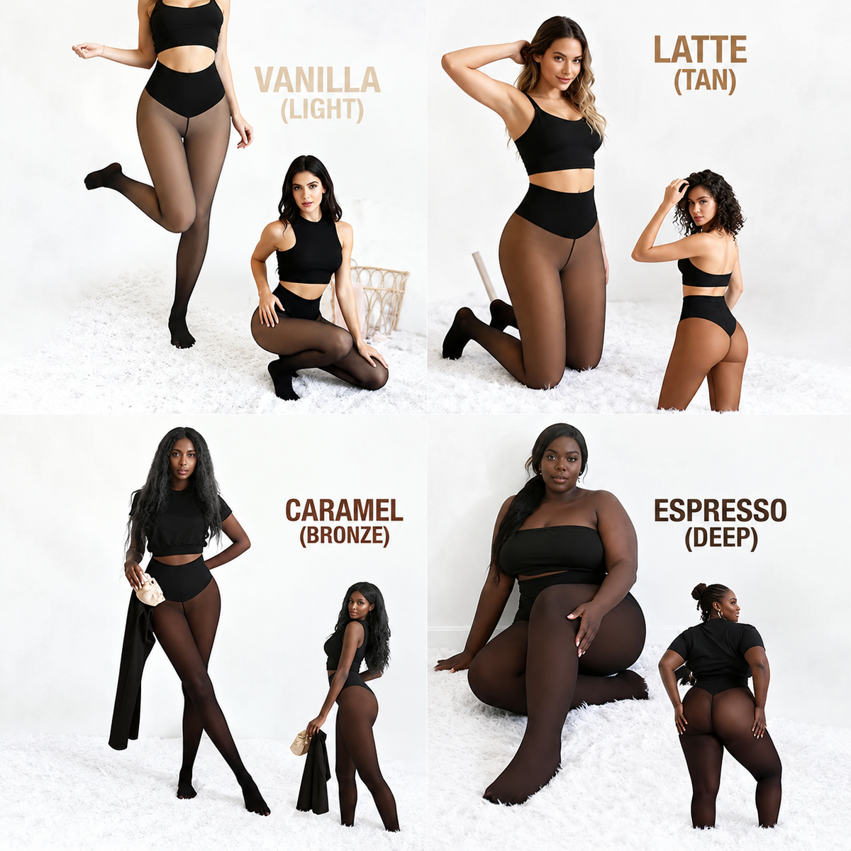 🔥Hot Sale 70% OFF!!⚡50K+ SOLD! ❄️ Fleece Lined Sheer Tights