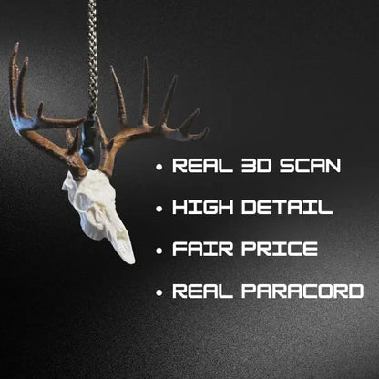 🦌Whitetail Deer Skull Mirror Hanger