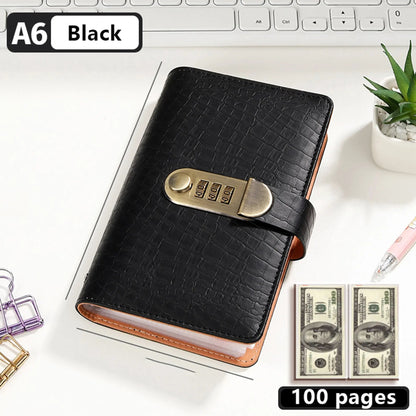 🔥 Last Day 49% OFF– Lockable A6 Savings Notebook with 3-Digit Combination Lock 💰