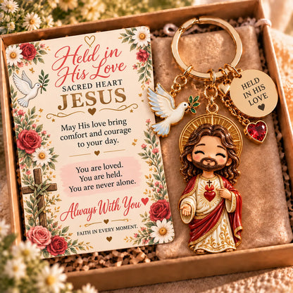 🔥LAST DAY 50% OFF - ✝️ Always With You Jesus Comfort Doll | Soft Crochet Companion with Scripture Message Card 🤍