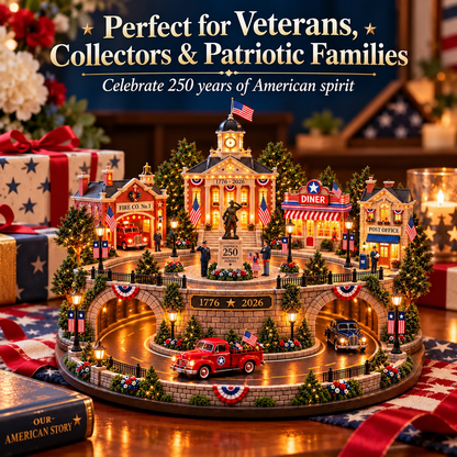 🎖️ America’s Hometown Heroes | 250th Anniversary Lighted Tribute Village