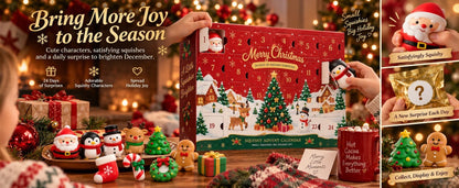 🎄 LAST DAY 50% OFF – 24-Day Christmas Squishy Advent Calendar 🎁