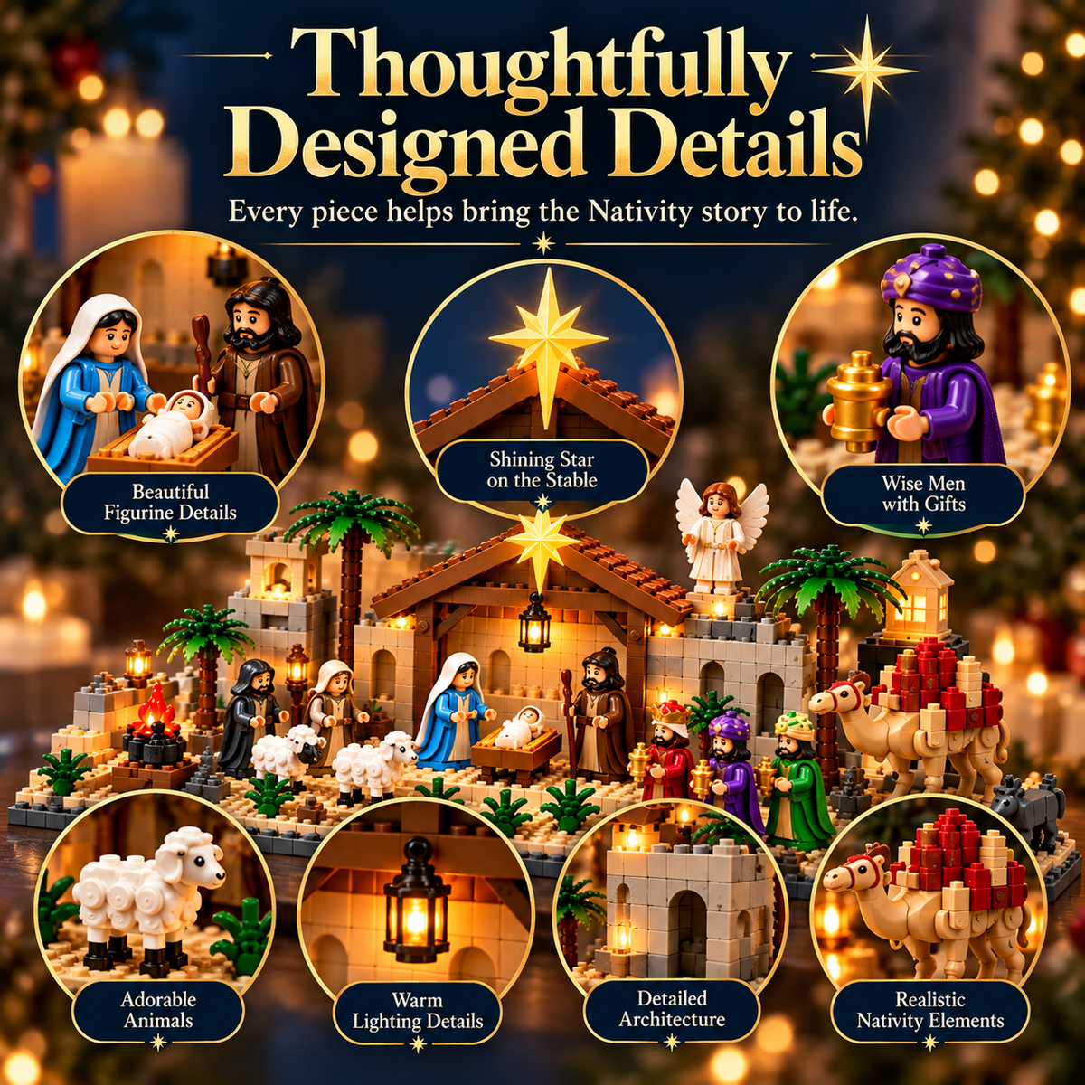 24-Day Christmas Nativity Advent Calendar