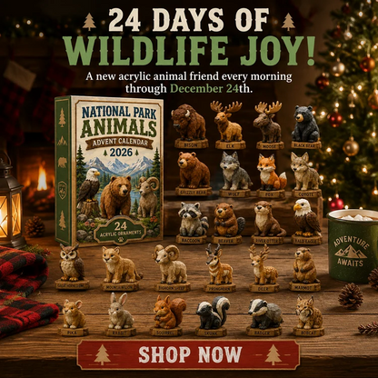 National Park Adorable Animals Advent Calendar 2026 - 24-Day Festive Countdown