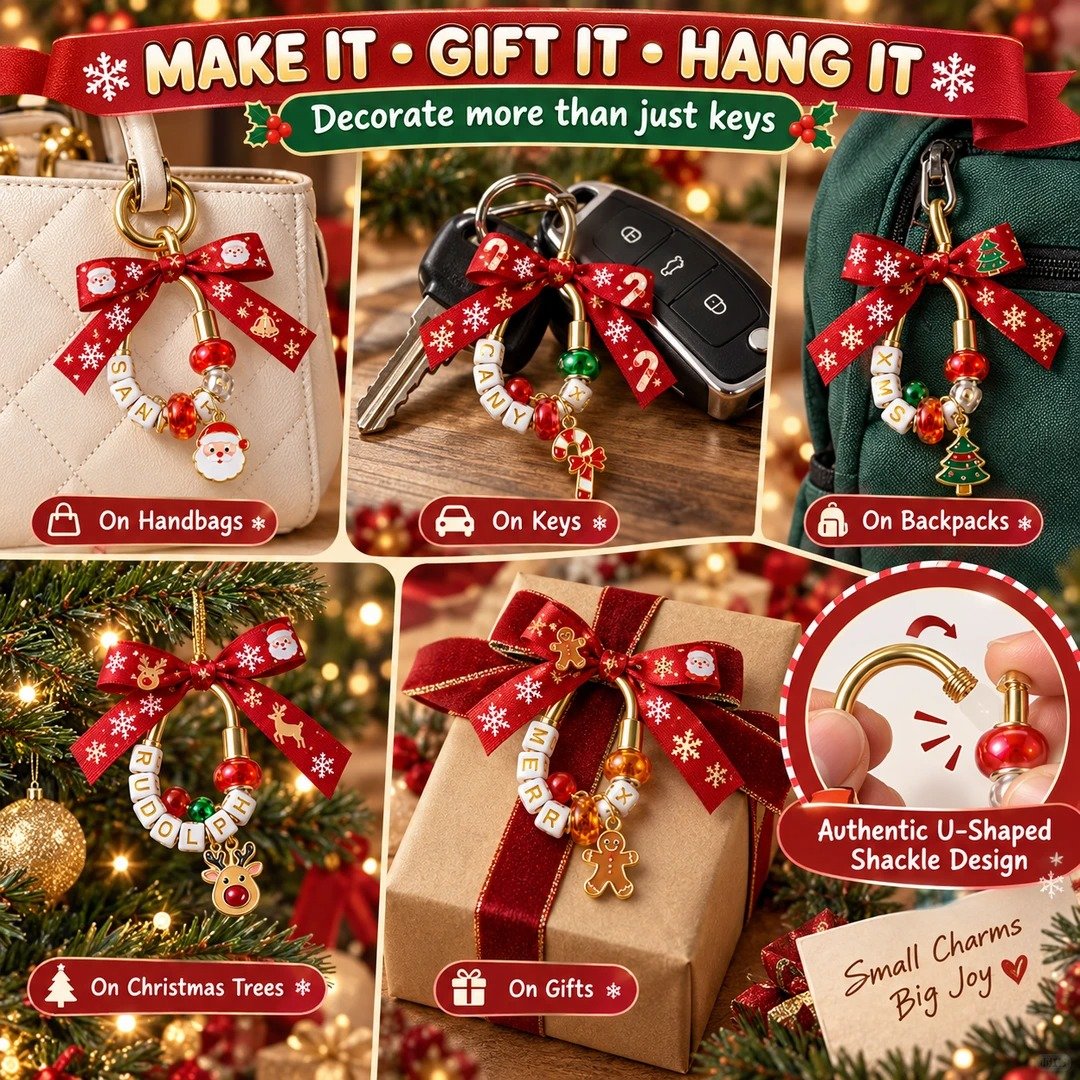 LAST DAY 50% OFF – Personalized Christmas DIY Charm Kit ✨