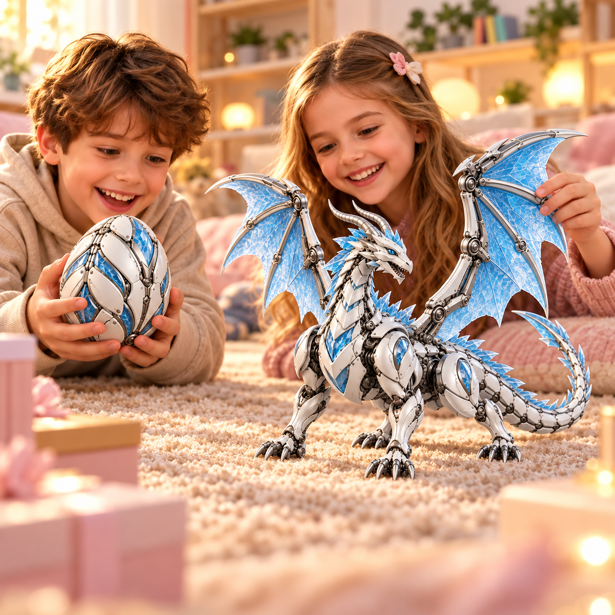 ✨2-in-1 Mythical Beast Transforming Egg Figure – 7 Fantasy Designs