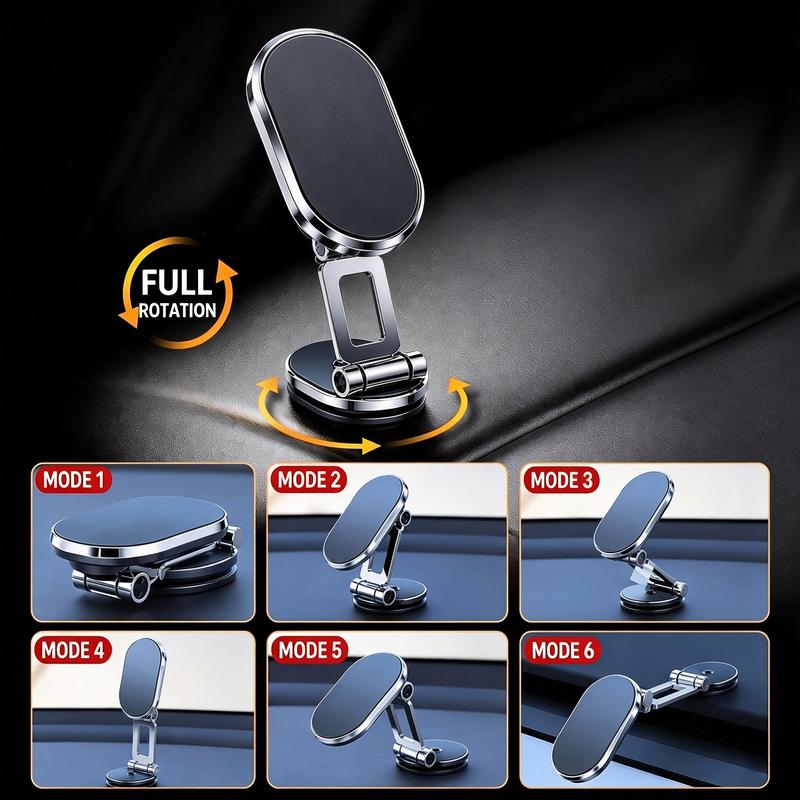 🚗Foldable Metal Magnetic Car Cell Phone Holder