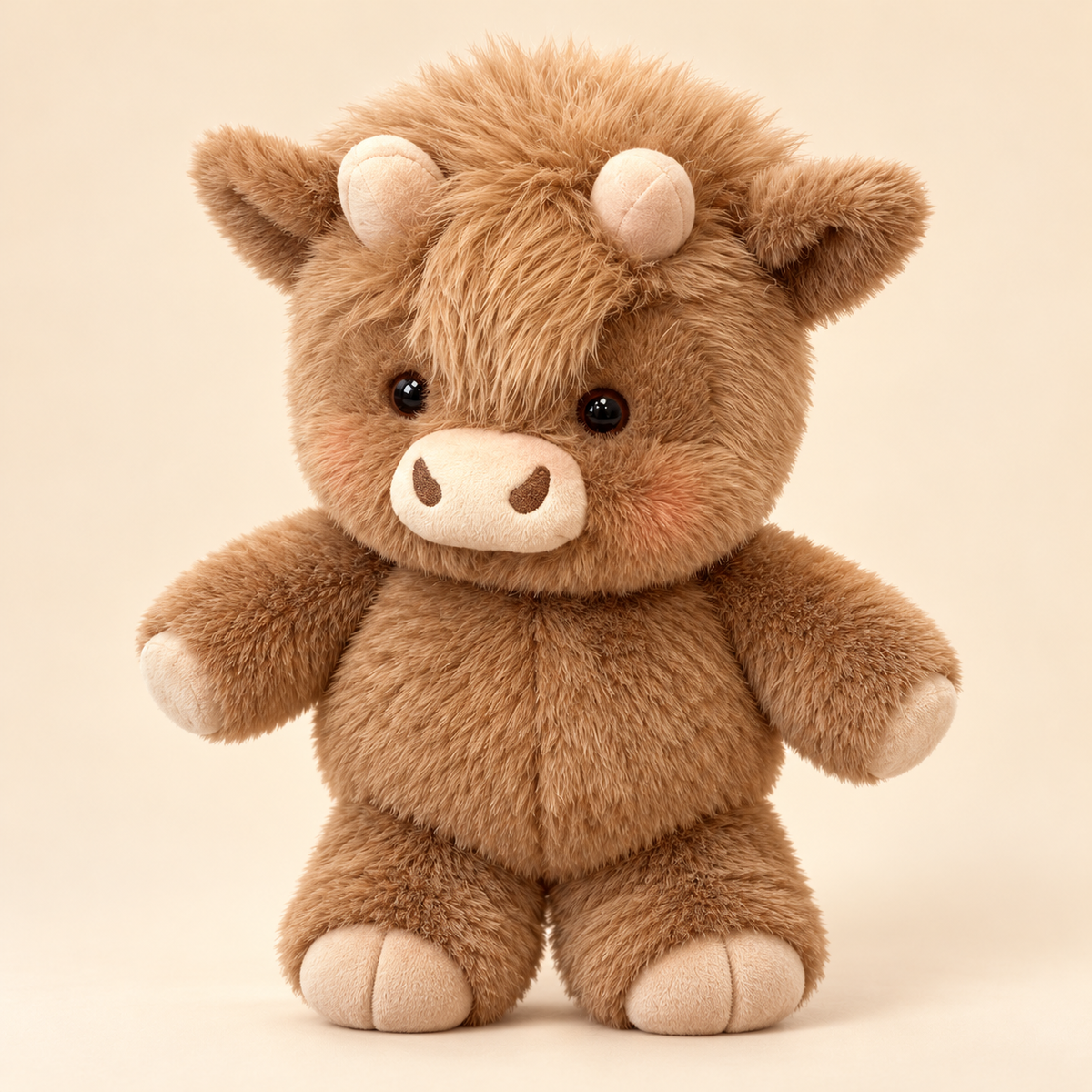 Fluffy Cow Plush – Super Soft, Huggable & Perfect for Gifting 🎁