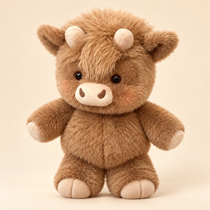 Fluffy Cow Plush – Super Soft, Huggable & Perfect for Gifting 🎁