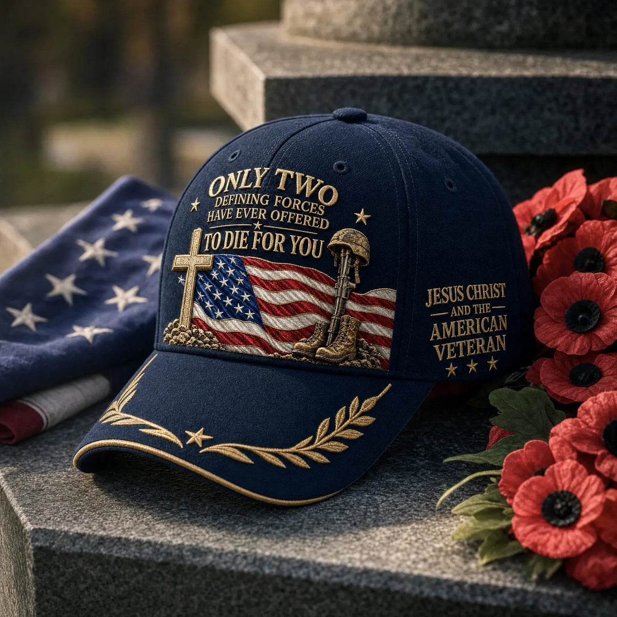 🇺🇸 Faith & Veteran Tribute Cap – Honor Their Sacrifice ✝️