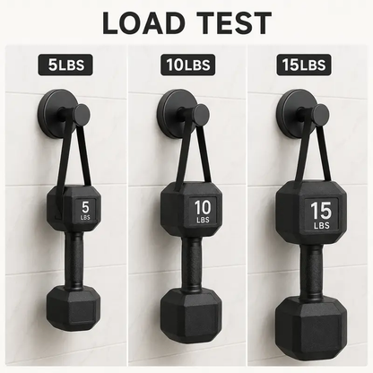 Stainless Steel Finish Grip Lock Heavy Duty Adhesive Wall Hooks