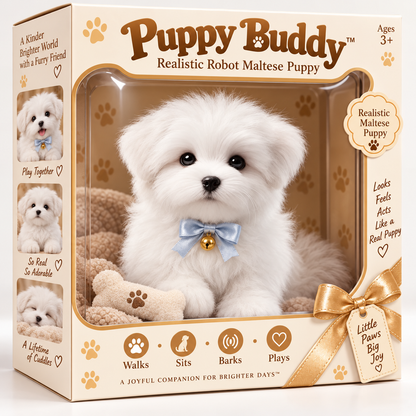 🐕🐾 Golden Buddy™ Realistic Robot Golden Retriever Puppy