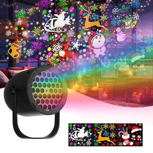 🎄🌟 Magical Christmas LED Projector – 16 Stunning Patterns to Light Up Your Holidays! ✨🎅