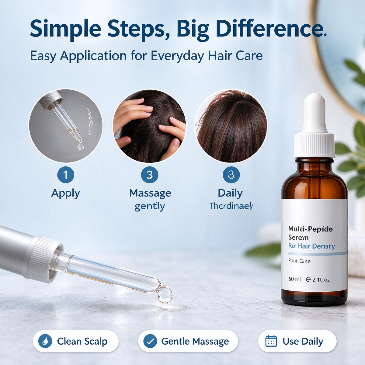 Multi-Peptide Serum for Hair Density